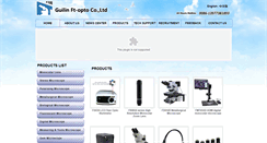 Desktop Screenshot of china-microscope-lens.com