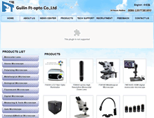 Tablet Screenshot of china-microscope-lens.com